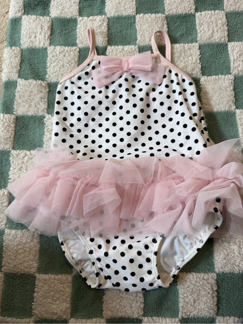 NWT Kate Mack Jenny Annie Dots Polka Dot Ballerina Swimsuit